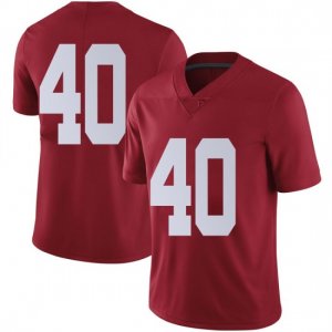 NCAA Youth Alabama Crimson Tide #40 Joshua McMillon Stitched College Nike Authentic No Name Crimson Football Jersey LK17F43AS